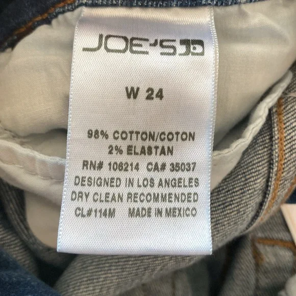 JOE'S JEANS Crop Skinny Jeans, size 24 - Picture 5 of 10